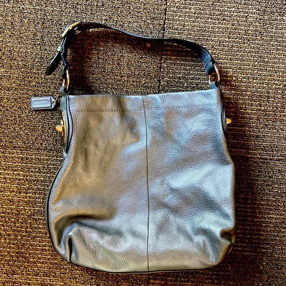 Coach Handbags - Chrome, silver coach purse, handbag
